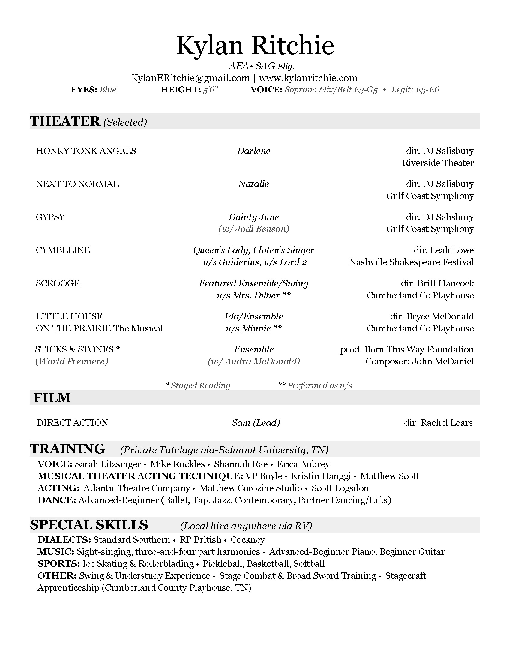 Kylan Ritchie - Resume